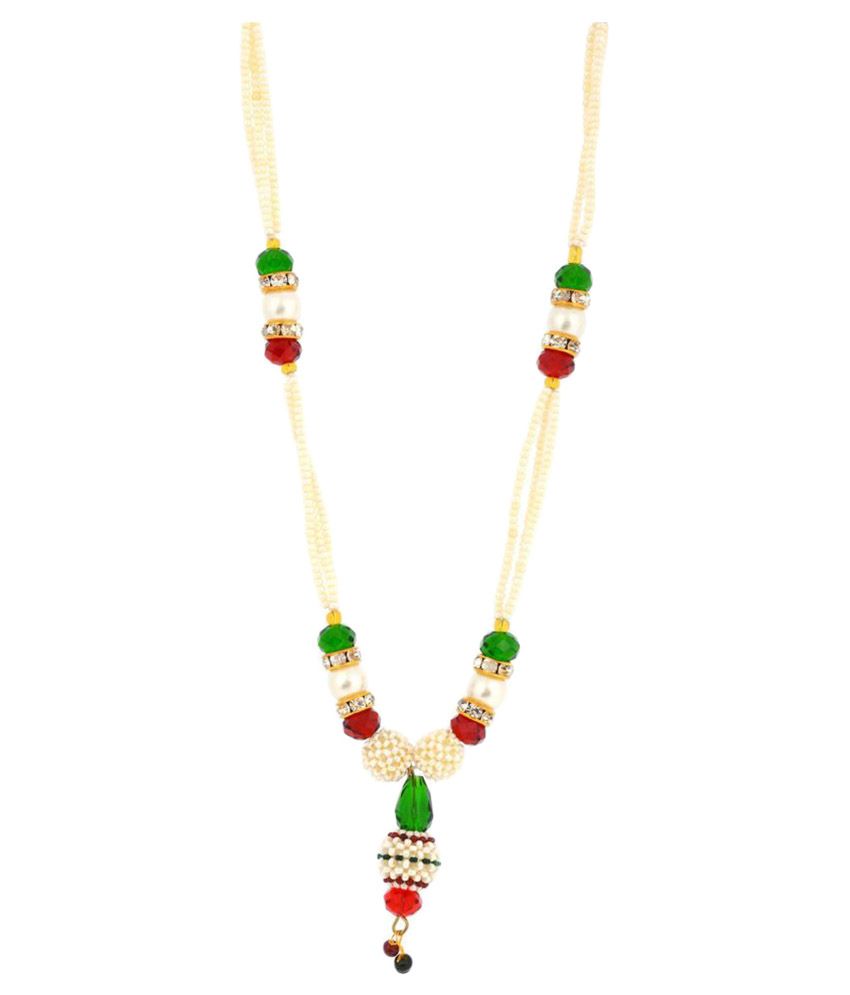 Memoir Multicolour Pearl Beaded Attraction Rani Haar For Women available at snapdeal for Rs.306