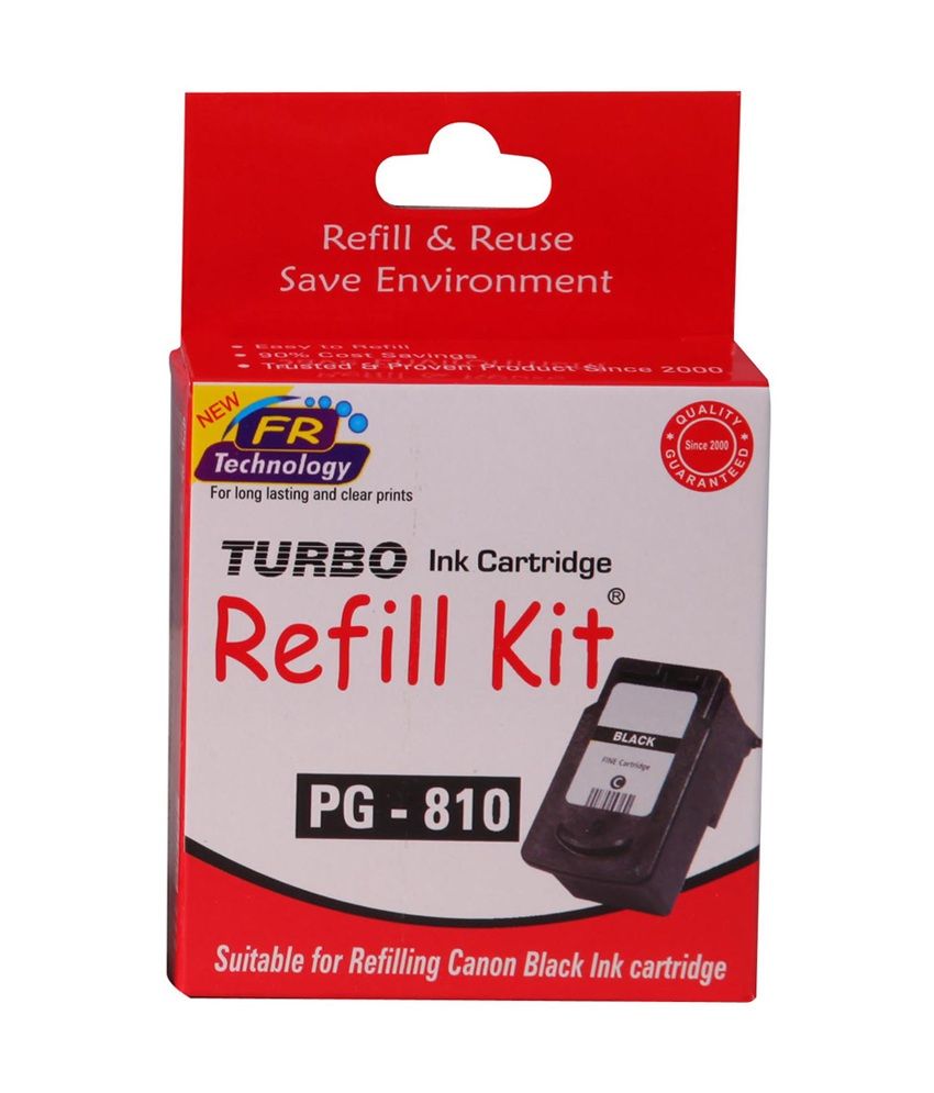 Turbo Refill Kit For Canon 810 Black Ink Cartridge available at snapdeal for Rs.269