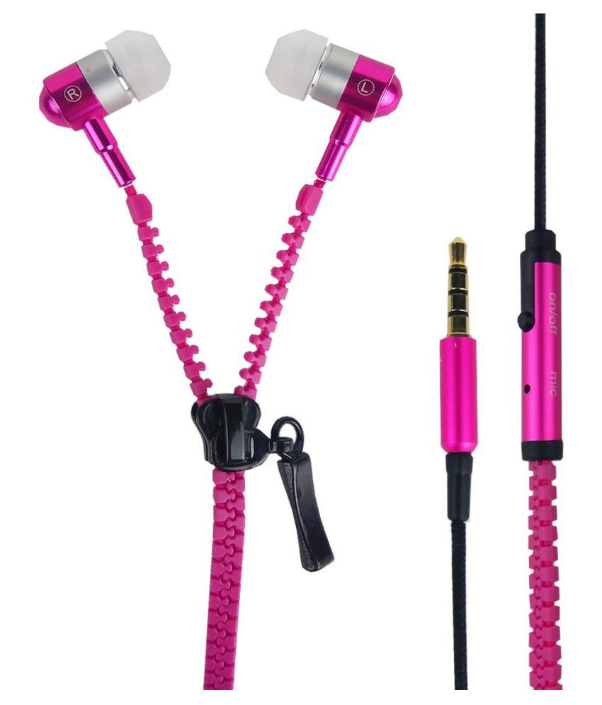Estar Iball-aasaan-2- In Ear Wired Earphones With Mic Pink available at snapdeal for Rs.305