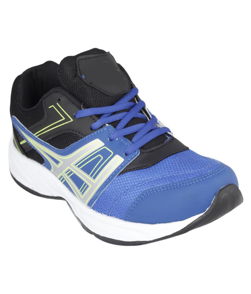 Haltung F-10 Black-r.blue Black Training Shoes available at snapdeal for Rs.499