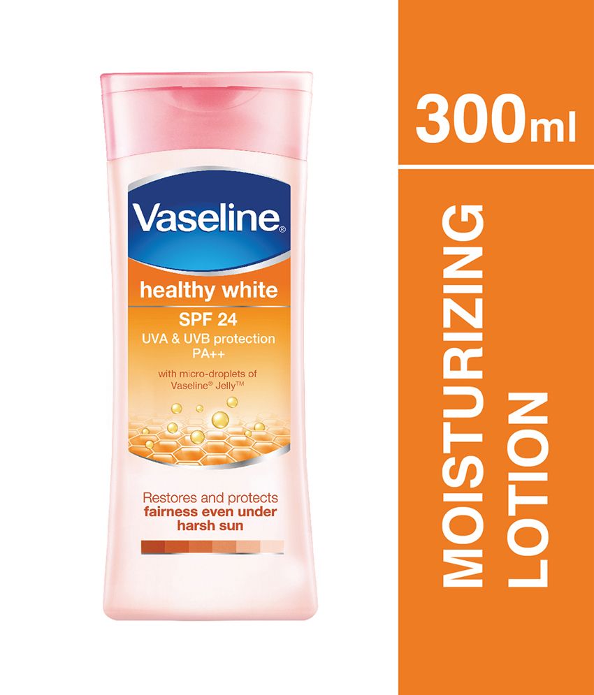Vaseline Healthy White Triple Lightening Spf 24 Body Lotion 300 Ml available at snapdeal for Rs.243