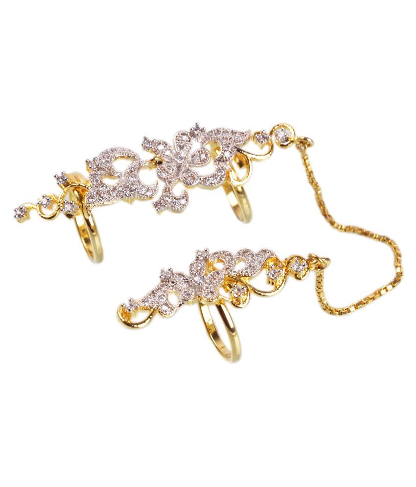 Corneo Golden Ear Cuff Earrings available at SnapDeal for Rs.160