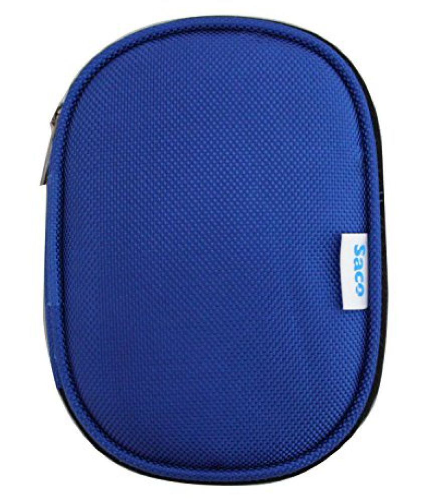 Saco Shock Proof External Hard Disk Case For Wd My Passport Ultra 1tb Portable External Hard Drive, Black (wdbgpu0010bbk) - Blue available at snapdeal for Rs.180