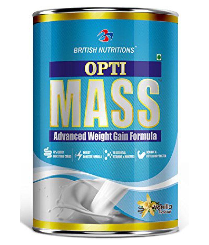 British Nutrition Opti-mass 500 Grams (advanced Weight Gainer Vanilla Flavour) available at snapdeal for Rs.422
