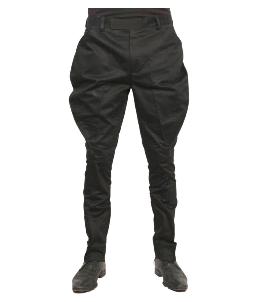 Vinay Collection Black Slim Flat Jodhpuri Pants available at snapdeal for Rs.999