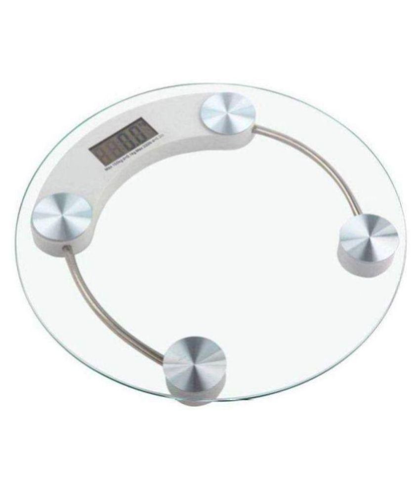 V-tronics Personal Glass Digital Weighing Scale / Body Weight Machine - Glass Platform Glass Transparent available at snapdeal for Rs.589
