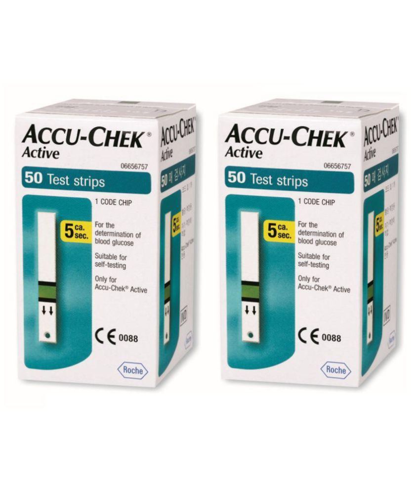 Accu Chek Active 100 Test Strips (exp: 01/2018) available at snapdeal for Rs.1549