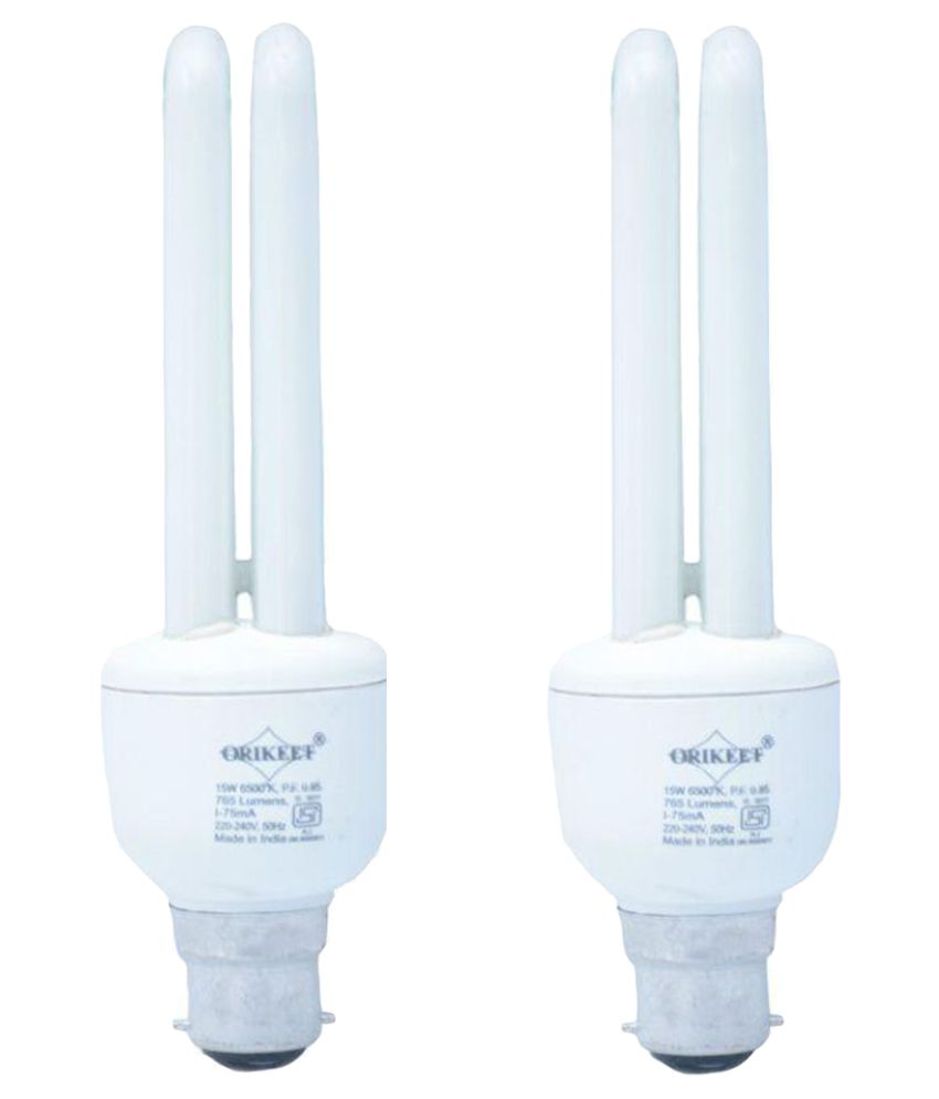 Orikeet 15w Pack Of 2 Cfl Bulb - Cool available at snapdeal for Rs.230