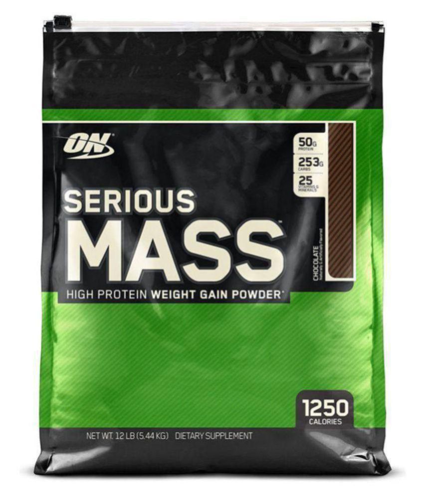 13 Nutrition Optimum Nutrition Serious Mass 12 Lb Chocolate Mass Gainer Powder available at snapdeal for Rs.6299