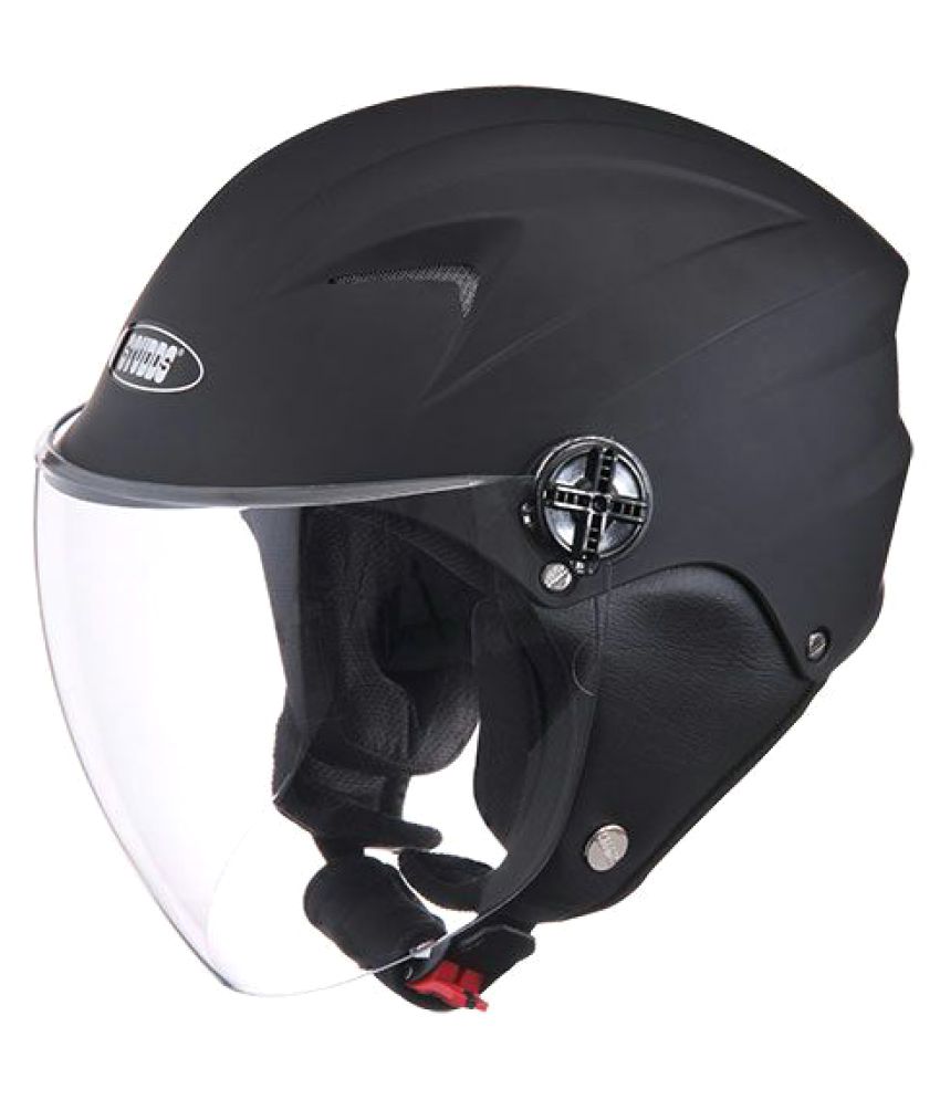 Studds Dude - Open Face Helmet Matte Black L available at snapdeal for Rs.845