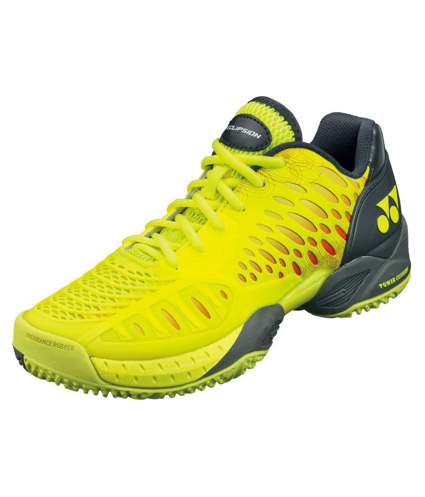 Yonex Power Cushion Eclipsion Yellow Male Non-marking Shoes available at snapdeal for Rs.8594
