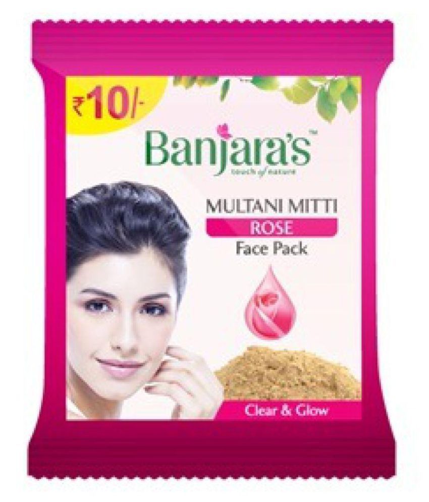 Banjaras Multani Mitti Rose Facial Kit Gm Pack Of 10 available at snapdeal for Rs.95