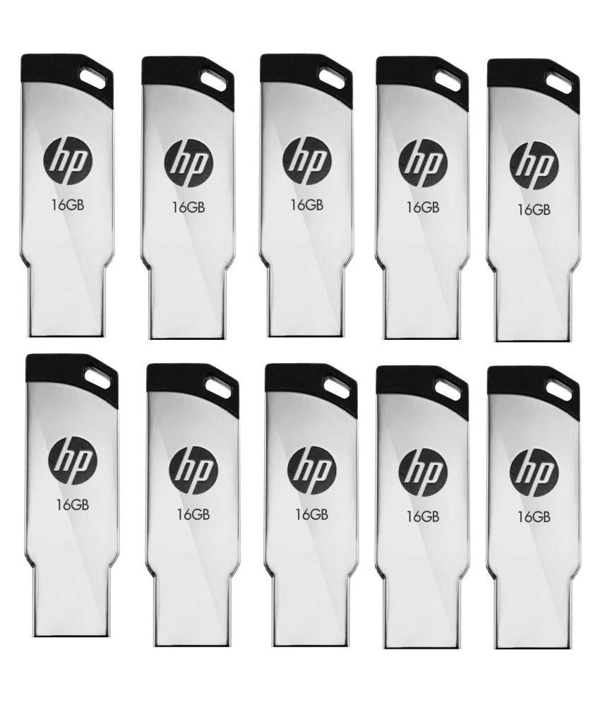 Hp V236 V236 16gb Usb 2.0 Utility Pendrive Silver available at snapdeal for Rs.4670