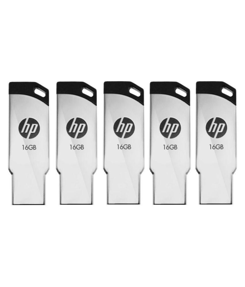 Hp V236w 16gb Usb 2.0 Utility Pendrive Silver available at snapdeal for Rs.2450