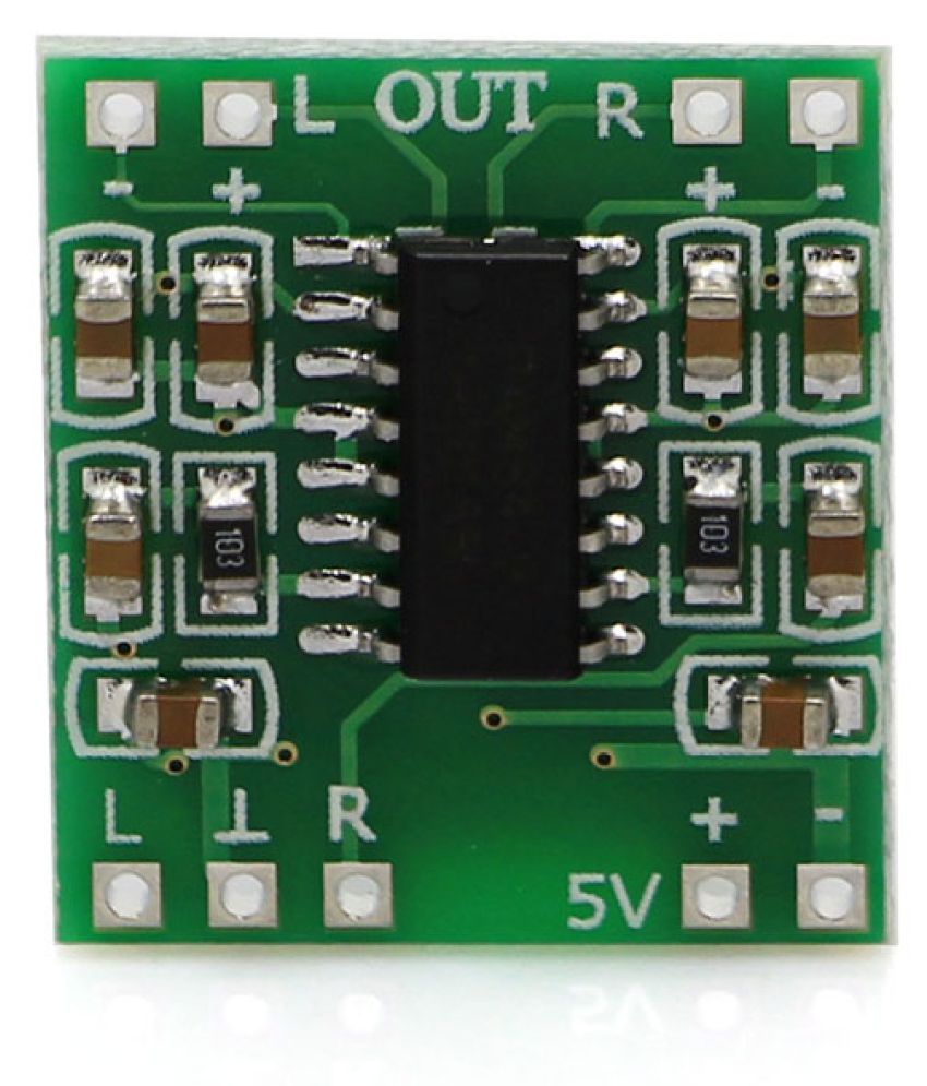 Robodo Pam8403 Mini Digital Amplifier Board Module - Green available at snapdeal for Rs.125