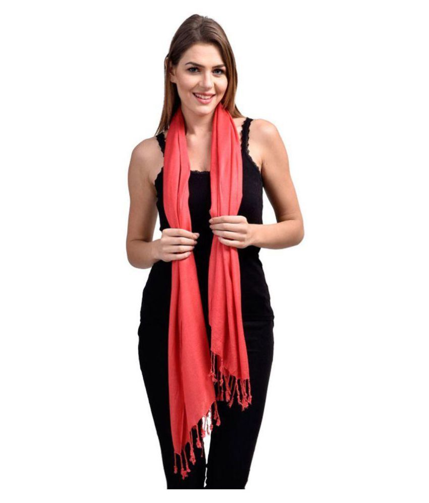 Shawl-e-kashmir Red Stoles available at snapdeal for Rs.826