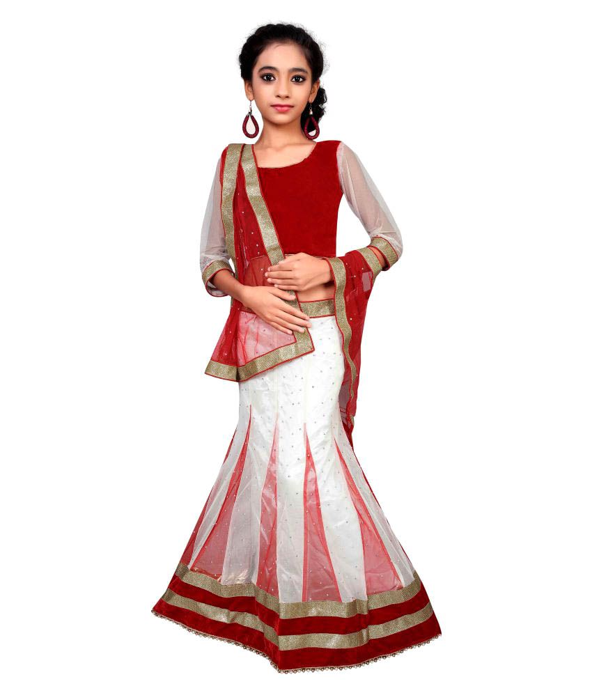 Shreeji Designer Multi Net Lehenga Saree available at snapdeal for Rs.1006