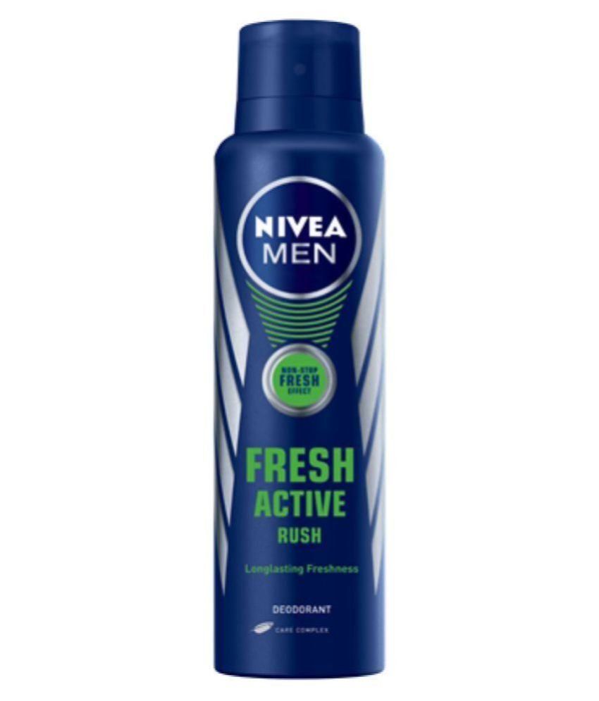 Nivea Fresh Active Rush Deodorant Spray 150 Ml available at snapdeal for Rs.190