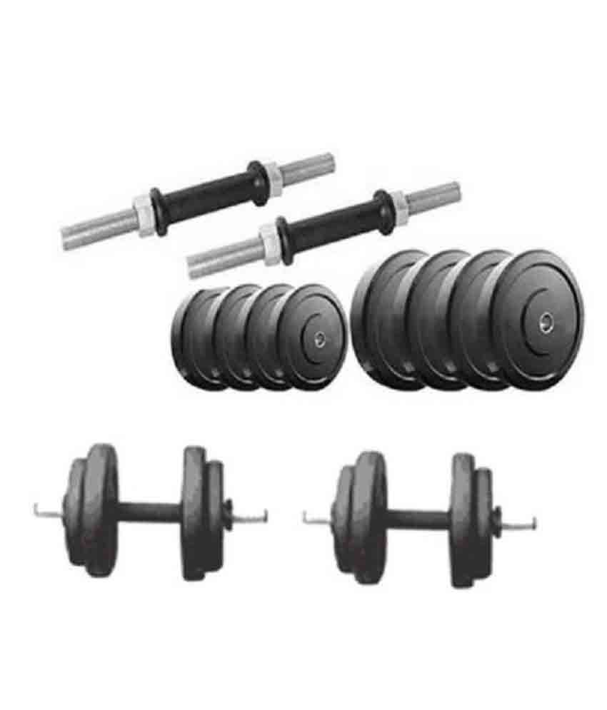 Body Grip 8kg Home Gym Set (3kg X 2 + 1kg X 2 + 2 Dumbbells Rods Of 14 Inches) available at snapdeal for Rs.1194