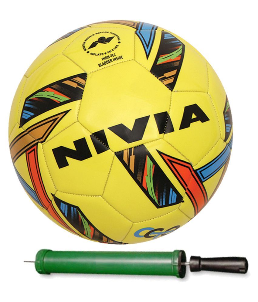 Nivia Revolvo Yellow Football Size- 5 available at snapdeal for Rs.649