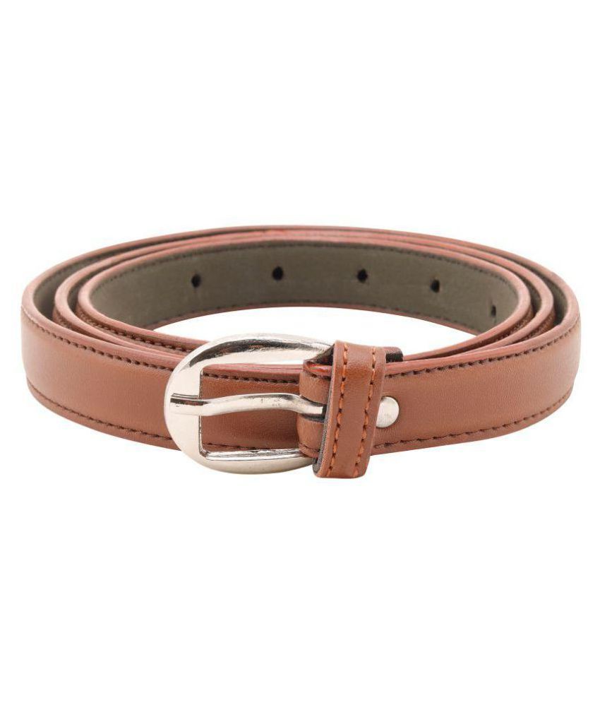 Royal Indian Exposures Brown Faux Leather Casual Belts available at snapdeal for Rs.149