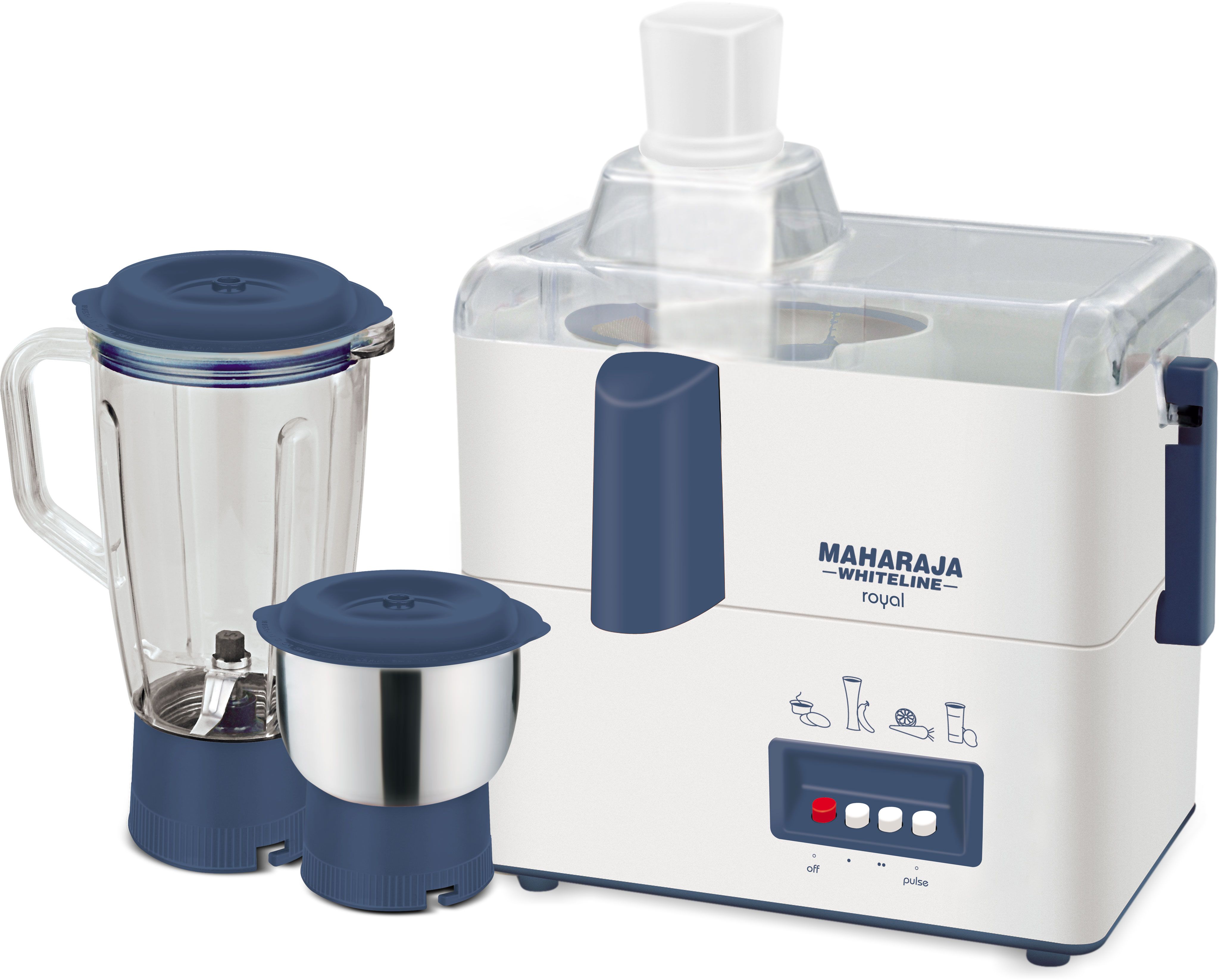 Maharaja Whiteline Jx-119 450 W 2 Jar Mixer Grinder available at snapdeal for Rs.1999