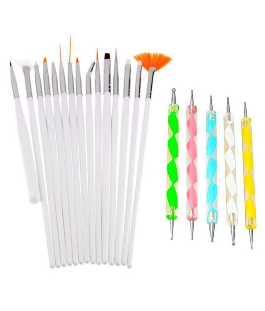 Top Nail Nail Art Brush Set Combo Dotting Pen 20 No.s available at snapdeal for Rs.291