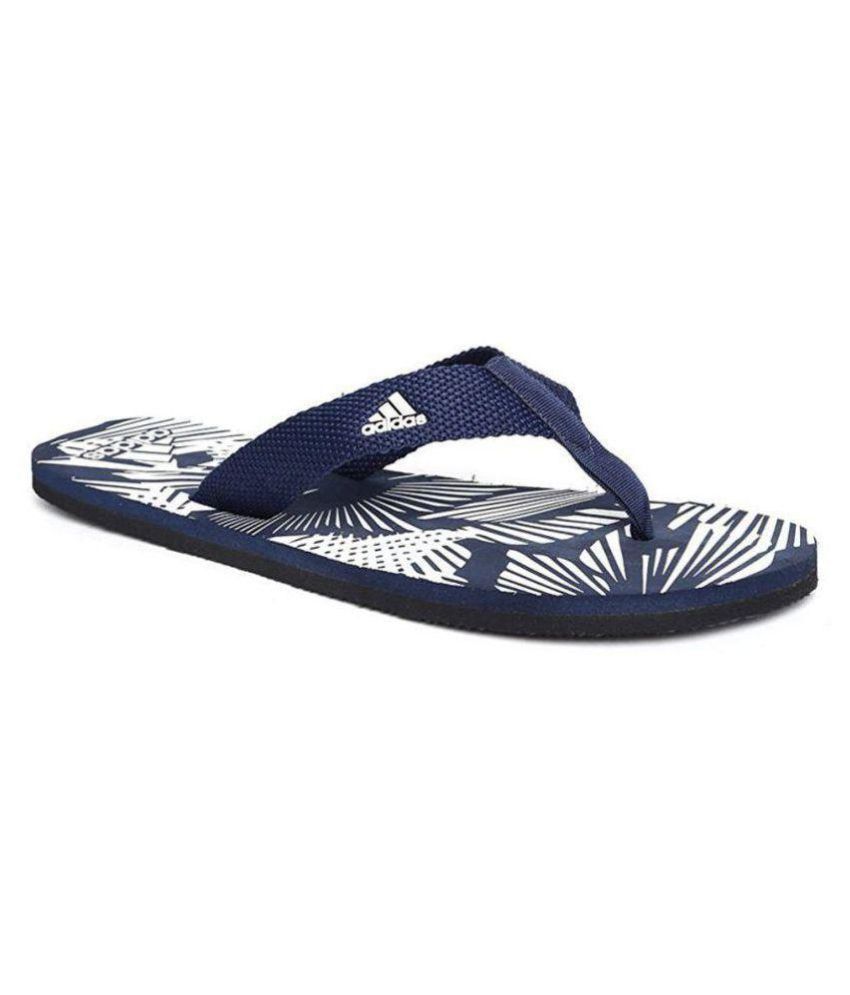 Adidas Blue Thong Flip Flop available at snapdeal for Rs.489