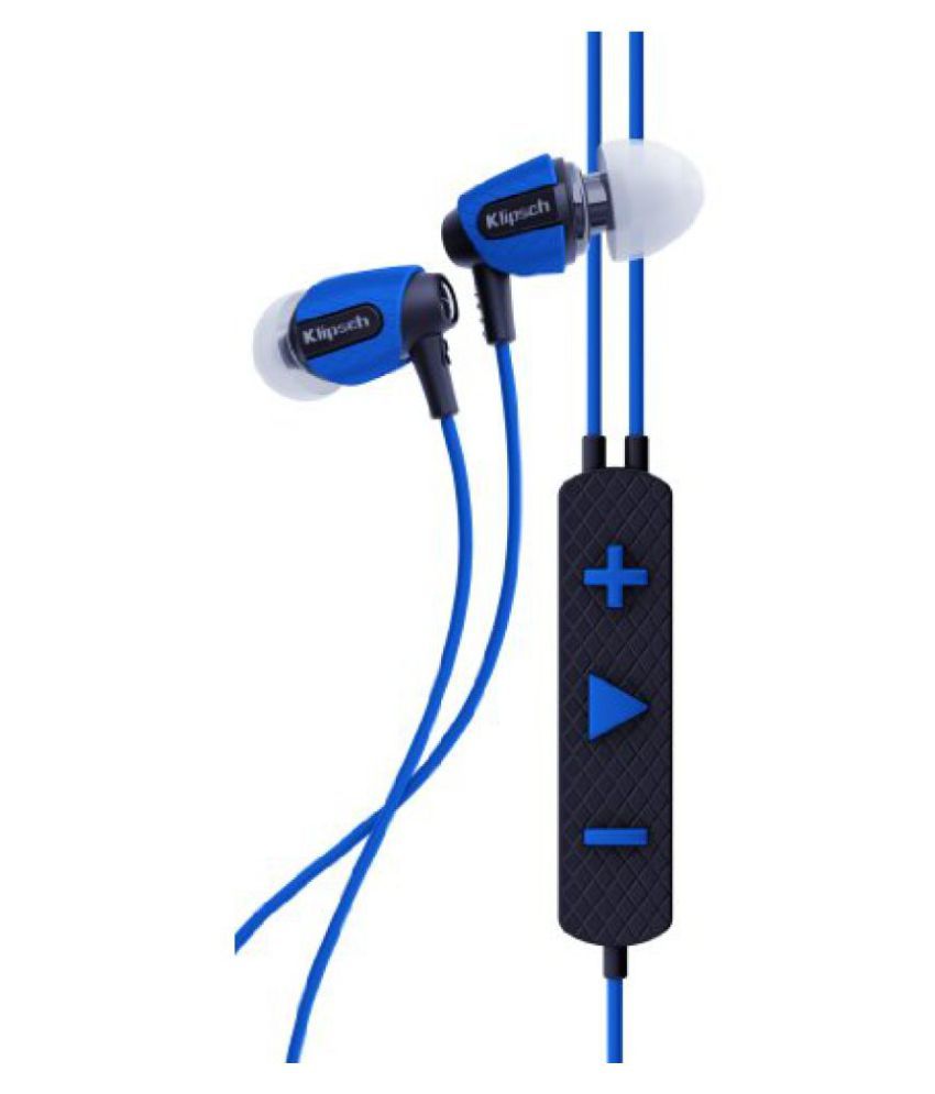 Klipsch Image S4i Rugged In-ear Headphone With Mic (blue) available at snapdeal for Rs.9638