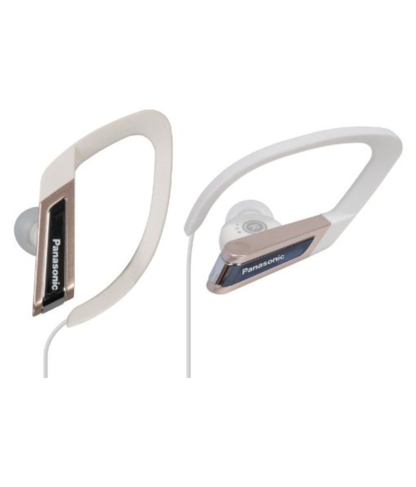 Panasonic Rp-hs200e-n Earhook Waterresistant Sports Headphone (gold) available at snapdeal for Rs.1699