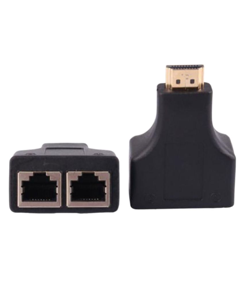 Ophion Hdmi Dual Rj45 Cat5e Cat6 Lan Ethernet Cable Hdmi Extender For Ps3 Hd-dvd Stb Hdtv Upto 30 Meter available at snapdeal for Rs.359