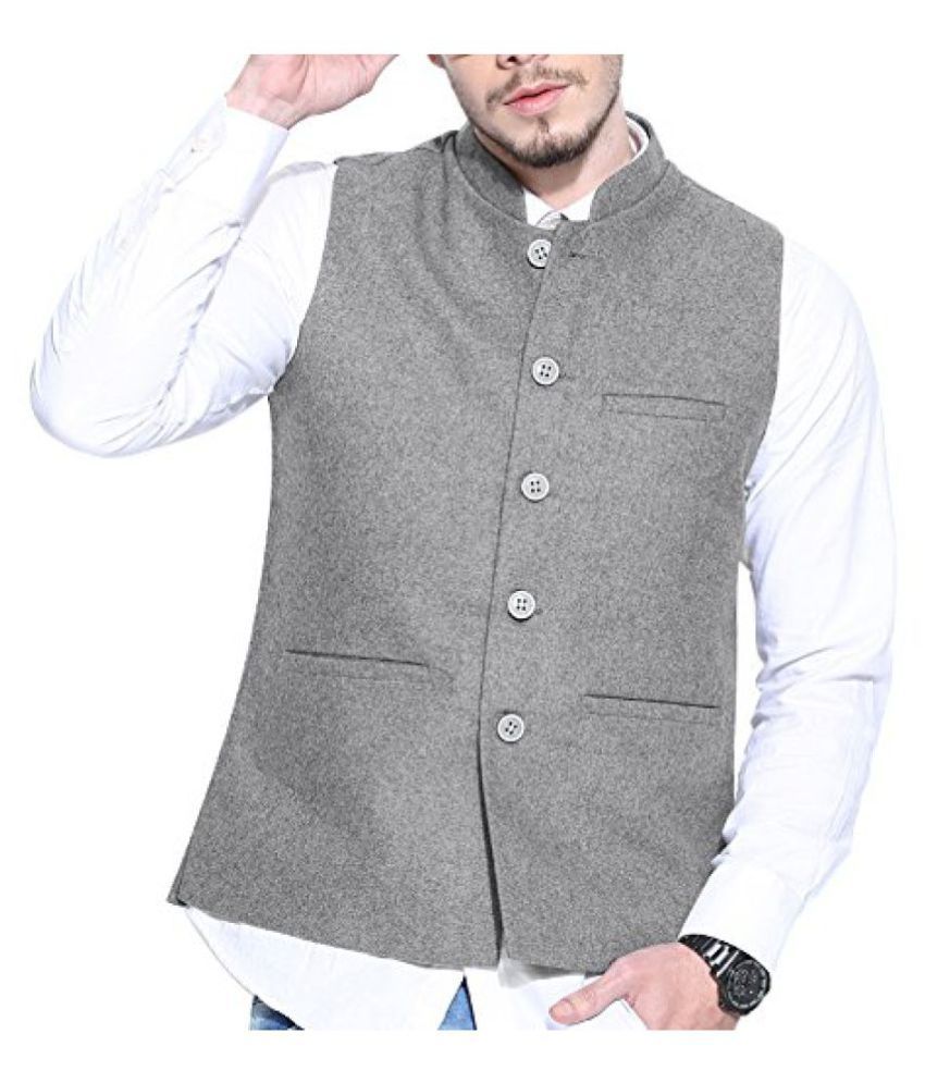 Duke Sleeveless Ecru Mens Formal Jacket By Returnfavors available at snapdeal for Rs.1098