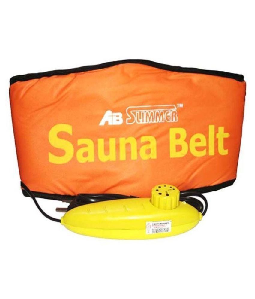 J & D Sales Ab Slimmer Sauna Belt Orange Adjustable available at snapdeal for Rs.330