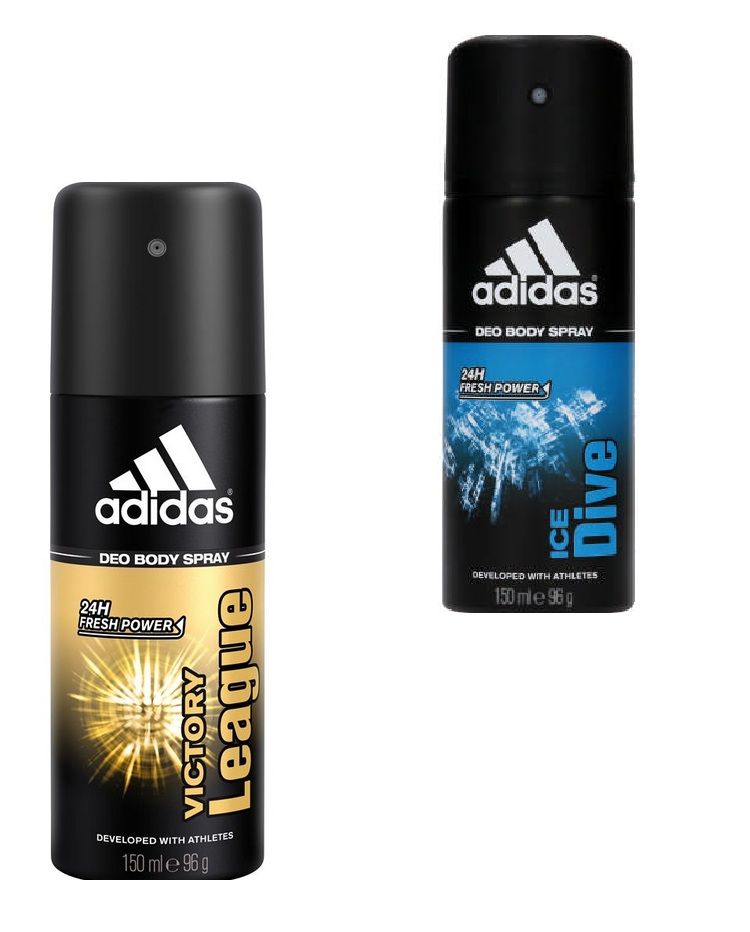 Adidas Ice Dive & Victory League Deodorant For Men-150ml Each available at snapdeal for Rs.372