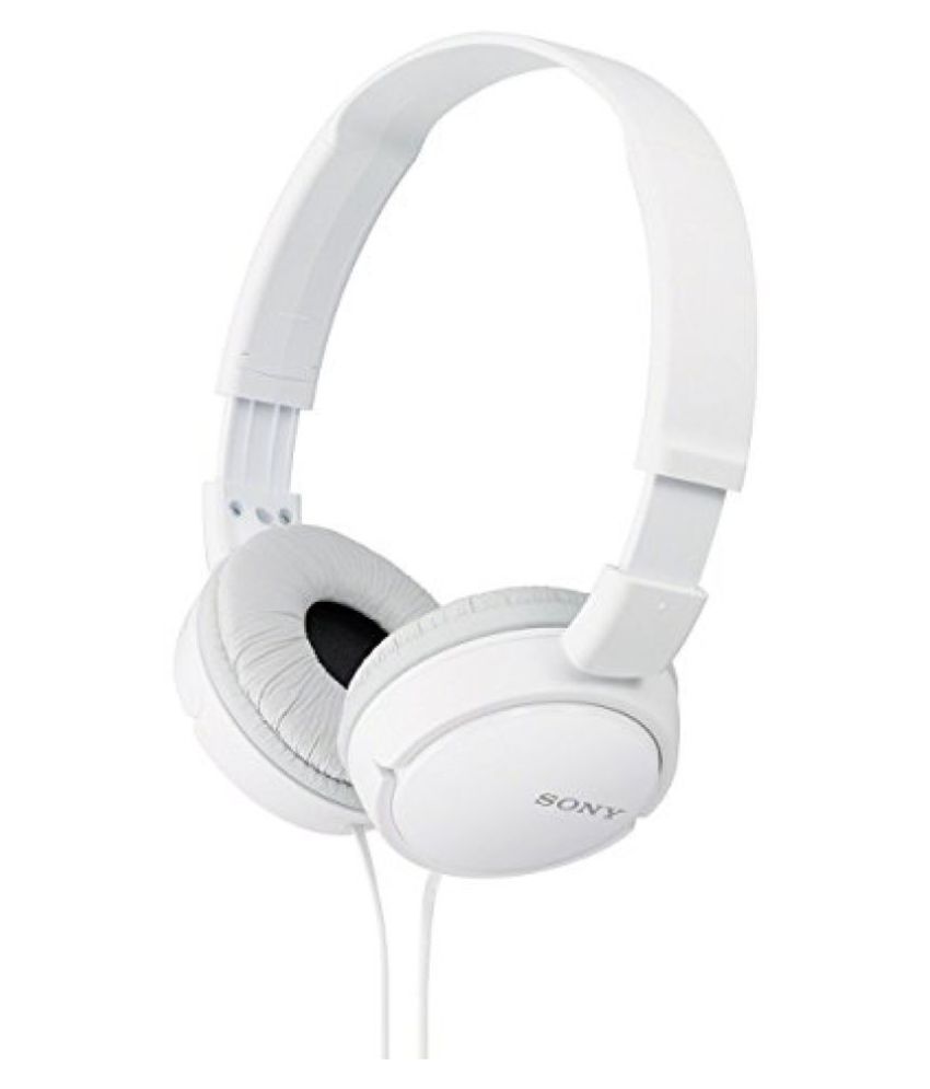 Sony Mdr-zx110 On-ear Stereo Headphones (white) available at snapdeal for Rs.699
