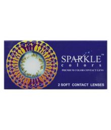 Sparkle Sterling Grey With Lens Care Kit Monthly Disposable Colored Lenses With Spherical Power