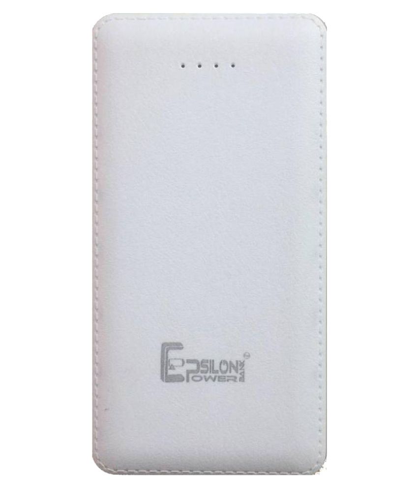 Epsilon Bar/ep-15leather 15600 -mah Li-ion Power Bank White available at snapdeal for Rs.989