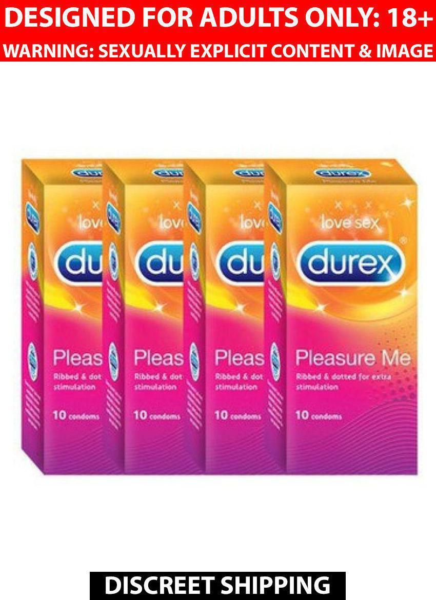 Reckitt Dotted & Ribbed Durex Pleasure Me 10 Condoms Pack Of 4 available at snapdeal for Rs.600