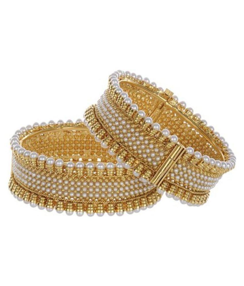 Renaissance Traders Golden Bridal Chura - Set Of 2 available at snapdeal for Rs.399