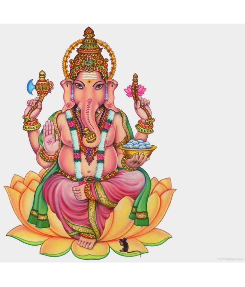 Myimage Lord Ganesha Beautiful Paper Wall Poster Without Frame Single Piece available at snapdeal for Rs.265