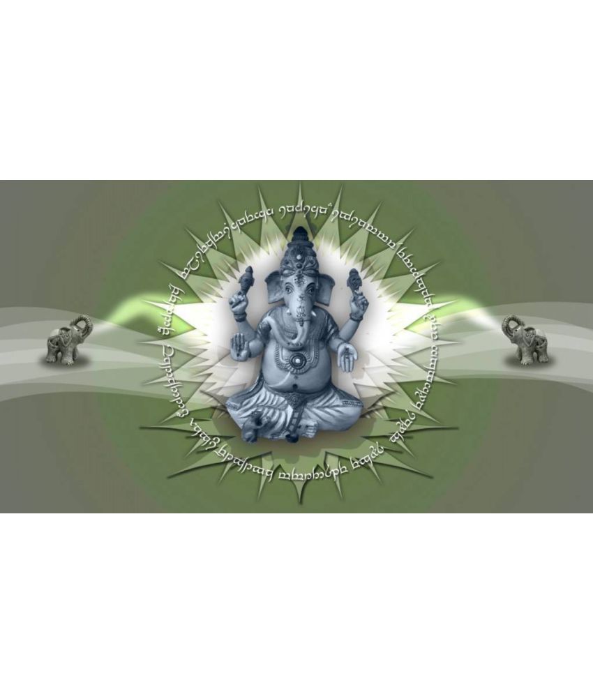 Myimage Lord Ganesha Beautiful Paper Wall Poster Without Frame Single Piece available at snapdeal for Rs.265