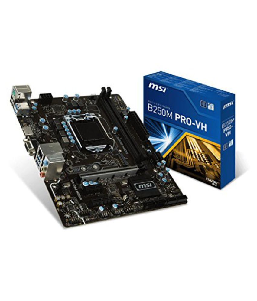 Msi B250m Pro-vh Socket Lga 1151 Gaming Motherboard available at snapdeal for Rs.8344