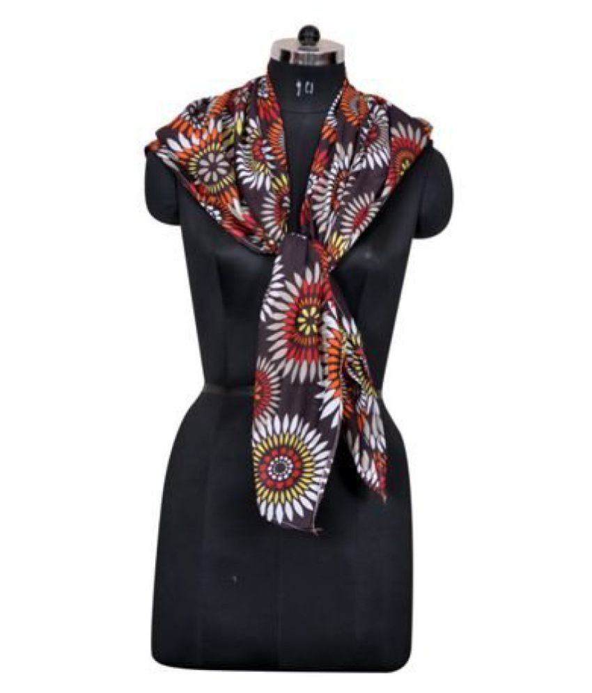Girl's Floral Print 100 % Cotton Face Scarf available at snapdeal for Rs.99