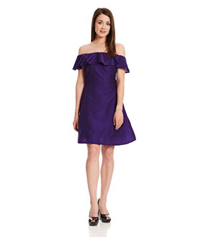 Style Quotient By Noi Women's Silk A-line Dress available at snapdeal for Rs.439