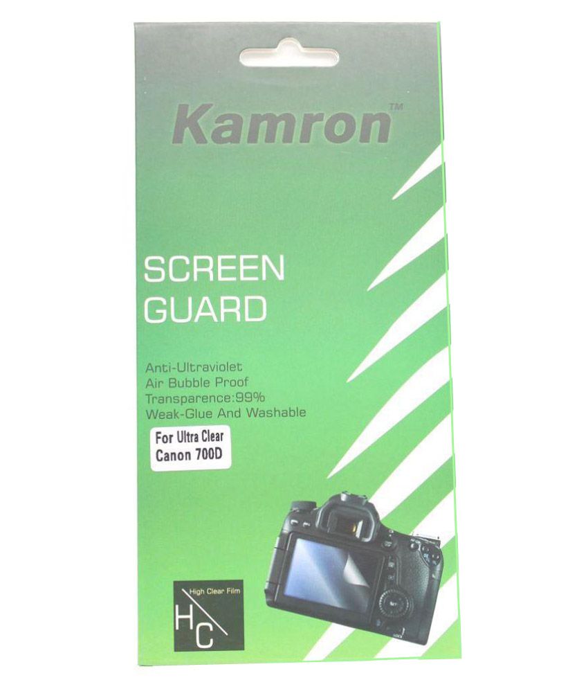 Kamron Anti-ultraviolet Scratchgard Canon Eos 700d / 750d / 760d Screen Protector For Camera available at snapdeal for Rs.199