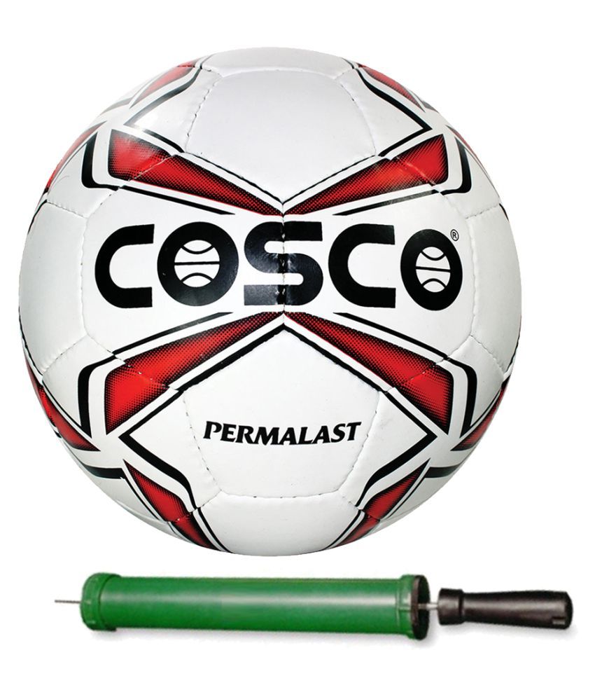 Cosco Permalast With Pump Assorted Football Size- 5 available at snapdeal for Rs.830