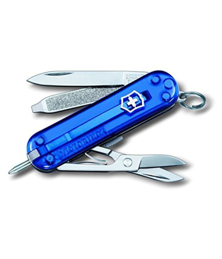 Victorinox Blister Range 7 Function Blue Swiss Army Knife (0.6223.tb) available at snapdeal for Rs.1100