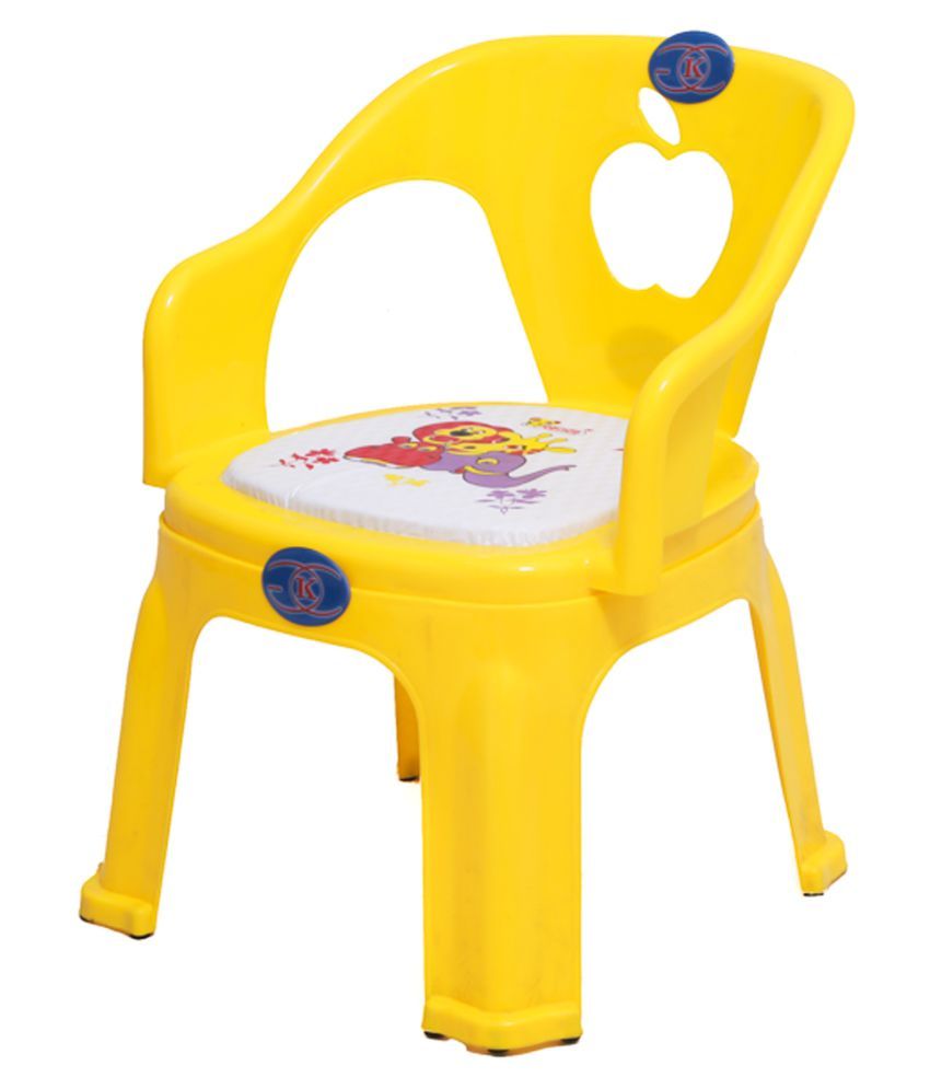 Kgc Networks Yellow Musical New Plastic Chair available at snapdeal for Rs.1090
