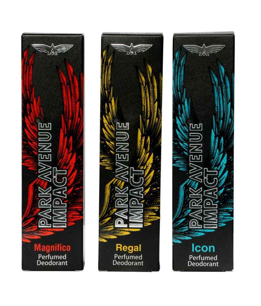 Park Avenue Impact Collection Perfumed Deodorant Spray - Pack Of 3 available at snapdeal for Rs.749