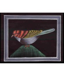 Advance Hotline Handmade Water Color Painting Bird Fabric Painting Without Frame Single Piece